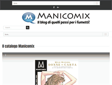 Tablet Screenshot of manicomix.it